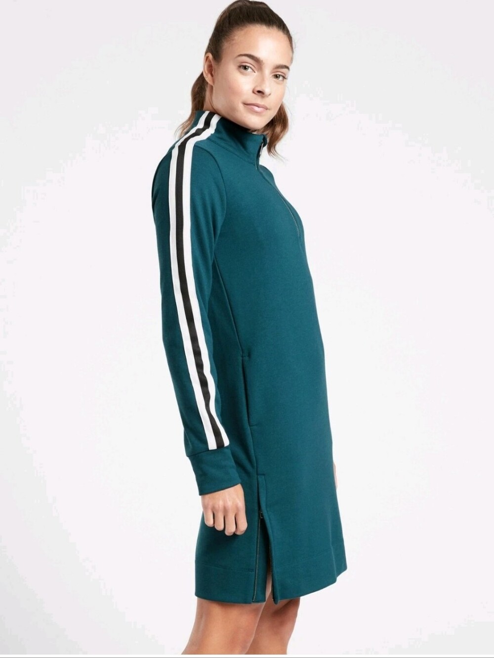 Athleta Crosstown Track Dress SIZE S - Picture 3 of 10